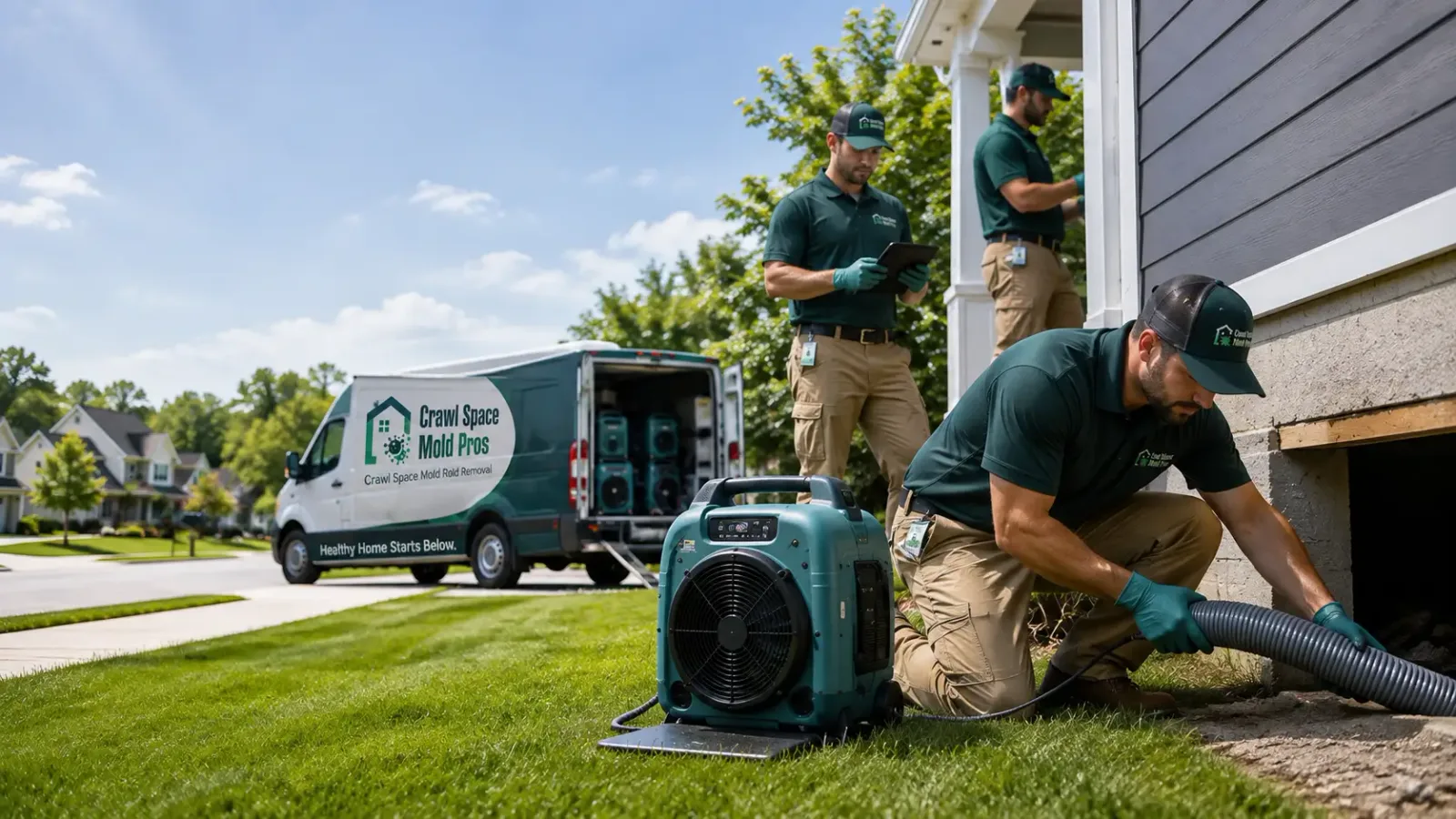 Crawl Space Mold Removal in Burton, OH